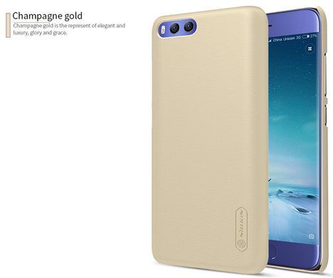 Защитный чехол Nillkin Frosted Shield для Xiaomi Mi6 Золотистый
