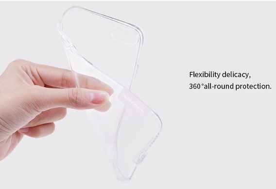 TPU чехол Nillkin Nature для iPhone 7 / iPhone 8 / SE 2020 (4.7") Голубой