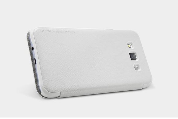 Защитный чехол Nillkin Frosted Shield для Samsung E500H Galaxy E5 Белый