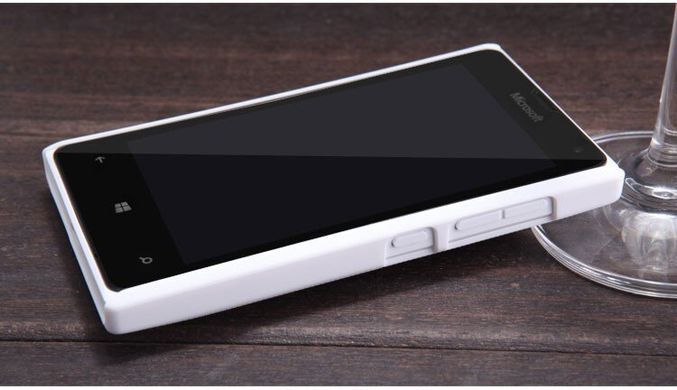 Захисний чохол Nillkin Frosted Shield для Microsoft Lumia 435 Білий