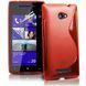 Чохол TPU S-line для HTC 8X Червоний