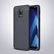 Захисний чохол Leather для Samsung J810 Galaxy J8 2018 Синій
