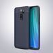 Защитный чехол Leather для Xiaomi Redmi Note 8 Pro Синий