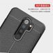 Защитный чехол Leather для Xiaomi Redmi Note 8 Pro Черный