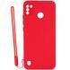 Защитный чехол TPU Livfully для Tecno Pop 4 Pro Красный