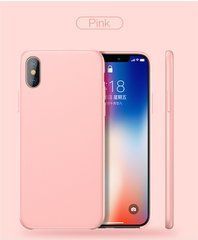 Защитный чехол Original Liquid Case для iPhone 10 (X) / iPhone XS Розовый