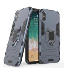 Захисний чохол Strong Guard Ring для iPhone 10 (X) / iPhone XS Navy