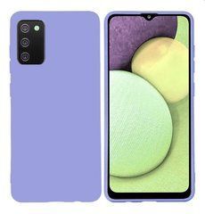 Защитный чехол Liquid Case Full Cover для Samsung A025 Galaxy A02s Сиреневый