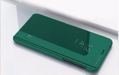 Чехол-книжка Clear View Mirror (TPU) для Xiaomi Redmi 8 / 8A / 8A Dual Зеленый
