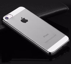 TPU чохол Electro-plating для iPhone 4 / 4S Чорний