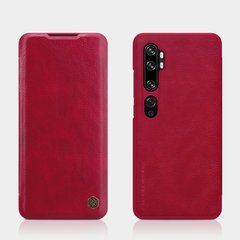 Чехол-книжка Nillkin Qin для Xiaomi Mi Note 10 / Mi Note 10 Pro / Mi CC9 Pro Красный