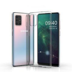 TPU чехол Strong Clear 0,5mm для Samsung A515F Galaxy A51 2020 Прозрачный