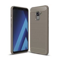 Защитный чехол Slim TPU для Samsung A530 Galaxy A8 2018 Серый