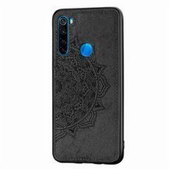 Защитный чехол Textile Decor для Xiaomi Redmi Note 8 / Note 8 2021 Черный