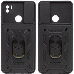 Защитный чехол Kvadrat Ring Lock для Xiaomi Redmi A1 Plus / Redmi A2 Plus / Poco C50 Черный
