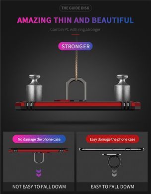 Защитный чехол Kvadrat Ring для Xiaomi Redmi Note 8 / Note 8 2021 Серебристый