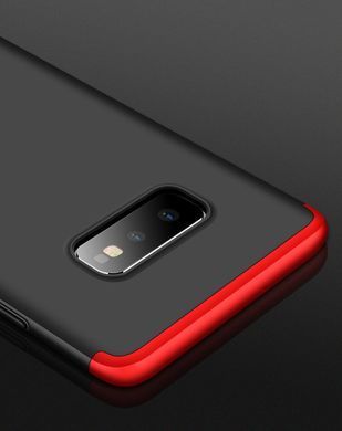 Захисний чохол GKK Full 360 для Samsung G970F Galaxy S10e Чорний / Червоний
