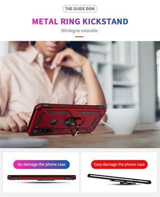 Защитный чехол Kvadrat Ring для Xiaomi Redmi Note 8 / Note 8 2021 Серебристый
