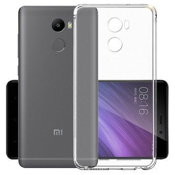 TPU чехол Strong Clear 0,5mm для Xiaomi Redmi 4 Прозрачный