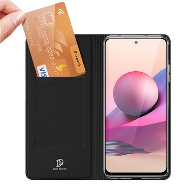 Чехол-книжка Dux Ducis для Xiaomi Redmi Note 10 / Redmi Note 10S / Poco M5s Черный