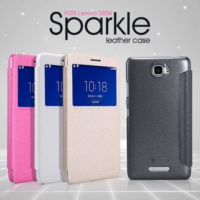 Чохол-книжка Nillkin Sparkle для Lenovo S856 Білий