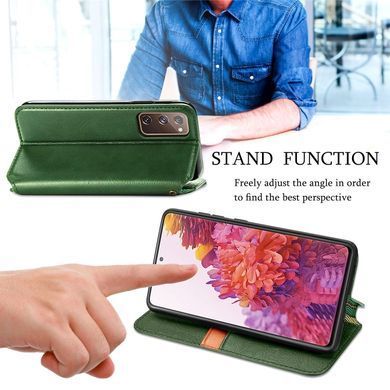 Чехол-книжка Tessero Book для Samsung Galaxy S20 FE / S20 FE 5G Зеленый