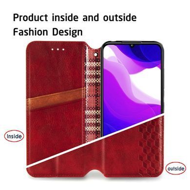 Чехол-книжка Tessero Book для Xiaomi Mi 10 Lite Красный
