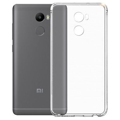 TPU чохол Strong Clear 0,5mm для Xiaomi Redmi 4 Прозорий