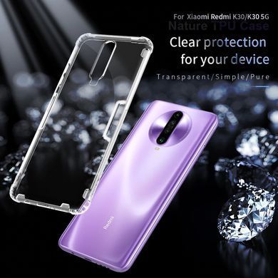 TPU чехол Nillkin Nature для Xiaomi Redmi K30 / Poco X2 Прозрачный