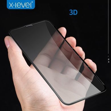 Захисне скло X-Level 3D для iPhone XS Max / iPhone 11 Pro Max Чорний