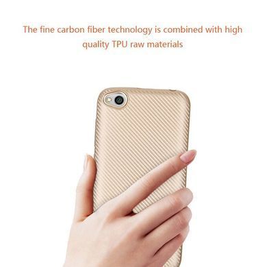 Защитный чехол Carbon TPU для Xiaomi Redmi 5A Черный