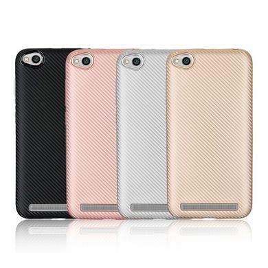 Защитный чехол Carbon TPU для Xiaomi Redmi 5A Черный