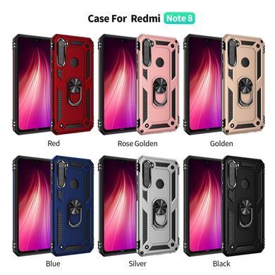 Защитный чехол Kvadrat Ring для Xiaomi Redmi Note 8 / Note 8 2021 Серебристый