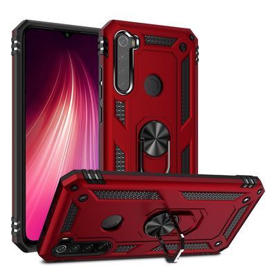 Захисний чохол Kvadrat Ring для Xiaomi Redmi Note 8 / Note 8 2021 Червоний