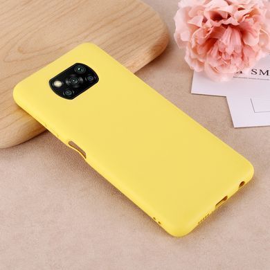 Захисний чохол Liquid Case Full Cover для Xiaomi Poco X3 / X3 NFC / X3 Pro Жовтий