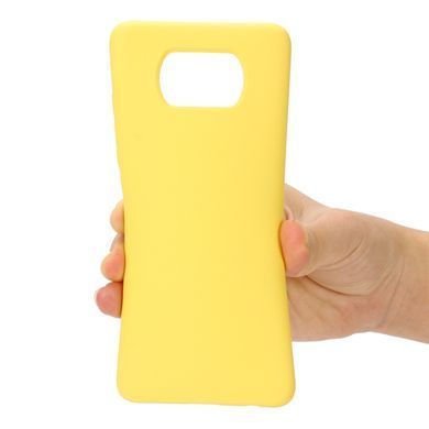 Захисний чохол Liquid Case Full Cover для Xiaomi Poco X3 / X3 NFC / X3 Pro Жовтий