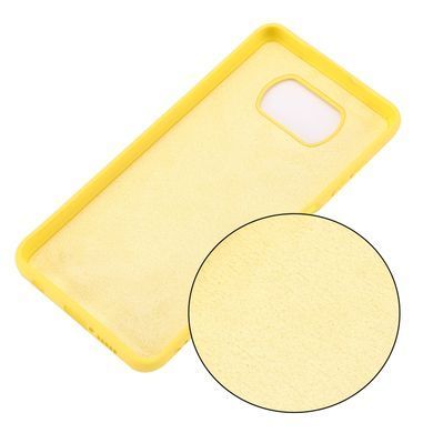 Захисний чохол Liquid Case Full Cover для Xiaomi Poco X3 / X3 NFC / X3 Pro Жовтий