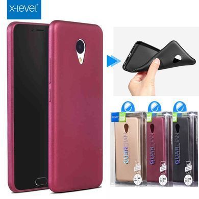 Защитный чехол X-level Guardian для Meizu M5 Красный
