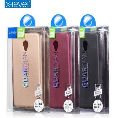 Защитный чехол X-level Guardian для Meizu M5 Красный