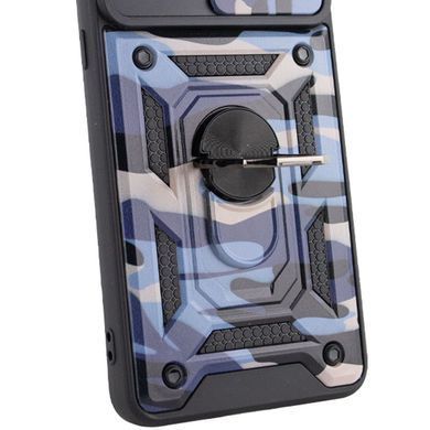 Захисний чохол Camo Ring Lock для Xiaomi Redmi A1 / Redmi A2 Фіолетовий