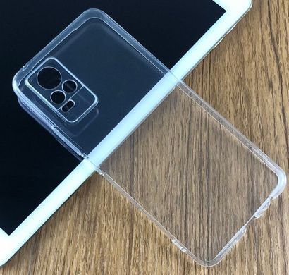 TPU чехол Strong Clear 0,5mm для Vivo V21e Прозрачный