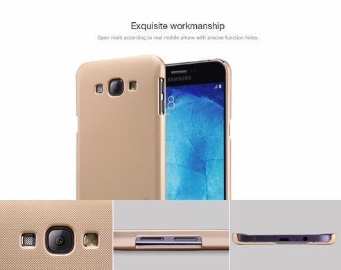 Защитный чехол Nillkin Frosted Shield для Samsung A800 Galaxy A8 Черный