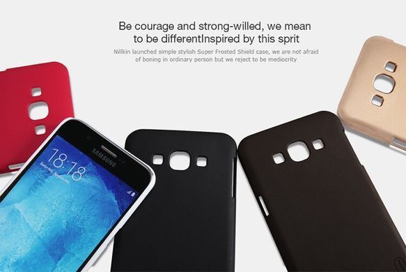 Защитный чехол Nillkin Frosted Shield для Samsung A800 Galaxy A8 Черный