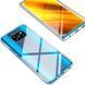 TPU чохол Strong Clear 0,5mm для Xiaomi Poco X3 / X3 NFC / X3 Pro Прозорий