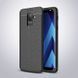 Захисний чохол Leather для Samsung J810 Galaxy J8 2018 Чорний
