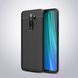 Защитный чехол Leather для Xiaomi Redmi Note 8 Pro Черный