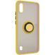 Защитный чехол Ring Buttons для ZTE Blade A5 2020 Желтый