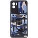 Захисний чохол Camo Ring Lock для Xiaomi Redmi A1 / Redmi A2 Фіолетовий