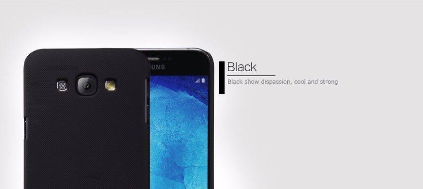Защитный чехол Nillkin Frosted Shield для Samsung A800 Galaxy A8 Черный