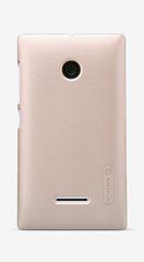 Захисний чохол Nillkin Frosted Shield для Microsoft Lumia 435 Золотий